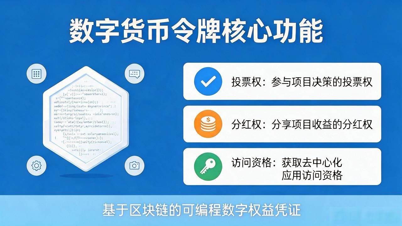 数字货币令牌是什么意思?一文讲清楚这个概念