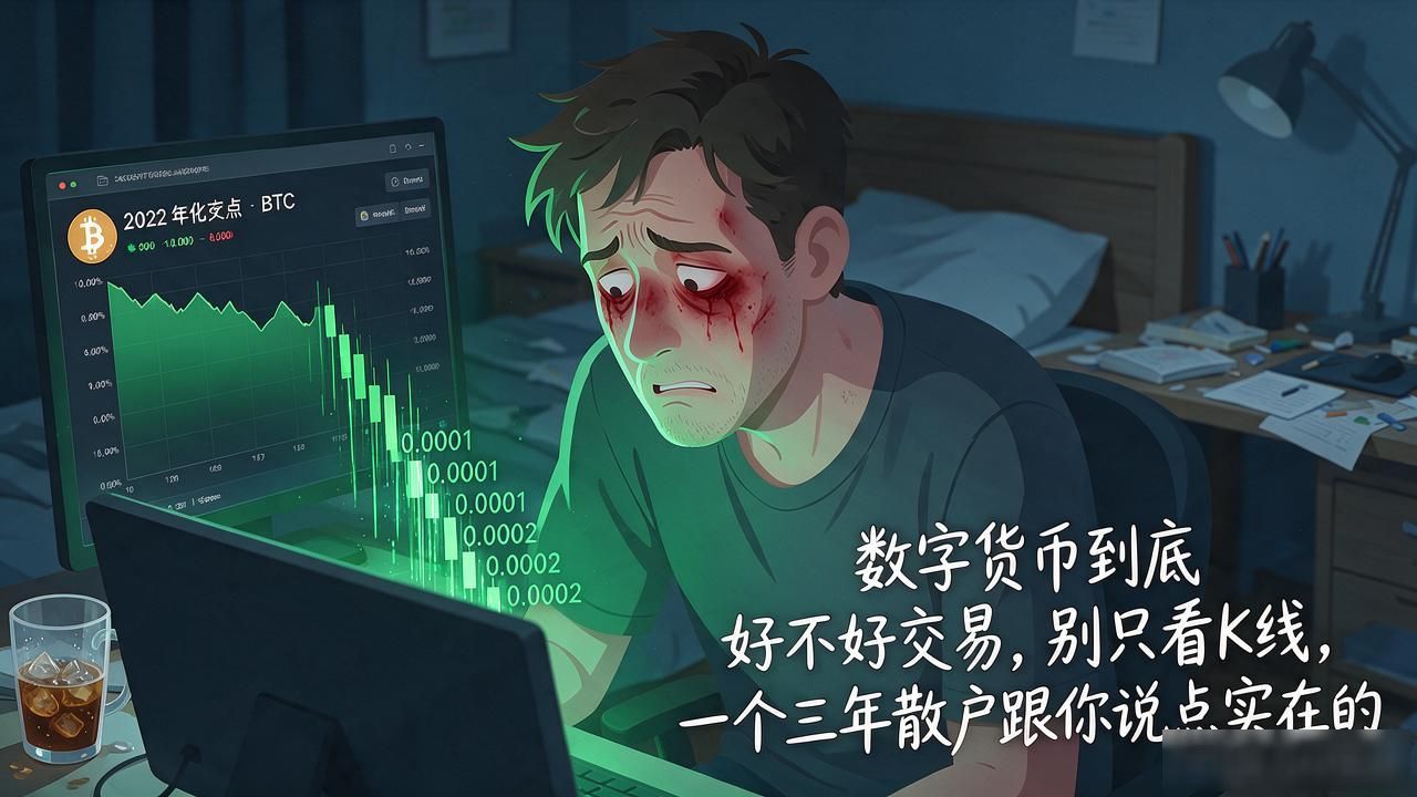 数字货币到底好不好交易，别只看K线，一个三年散户跟你说点实在的