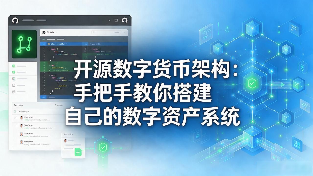 开源数字货币架构:手把手教你搭建自己的数字资产系统