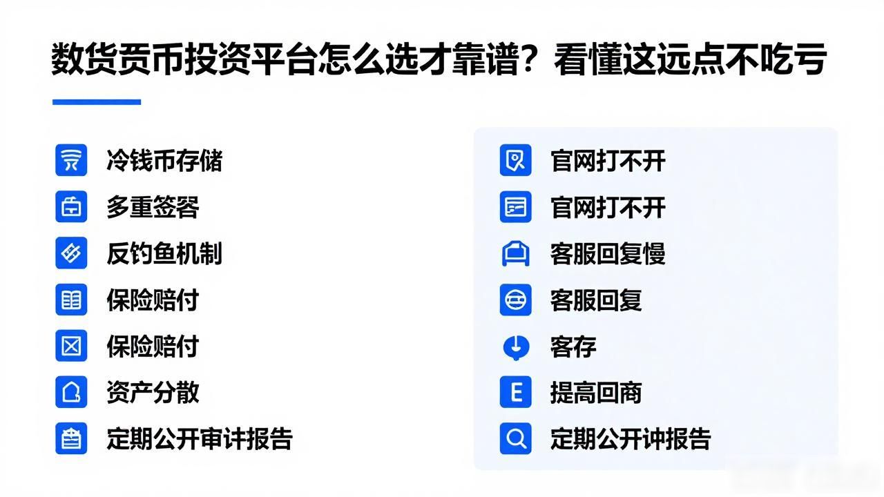 数字货币投资平台怎么选才靠谱?看懂这几点不吃亏