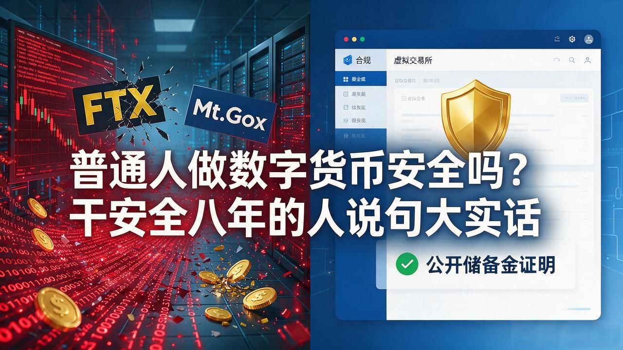 普通人做数字货币安全吗？干安全八年的人说句大实话