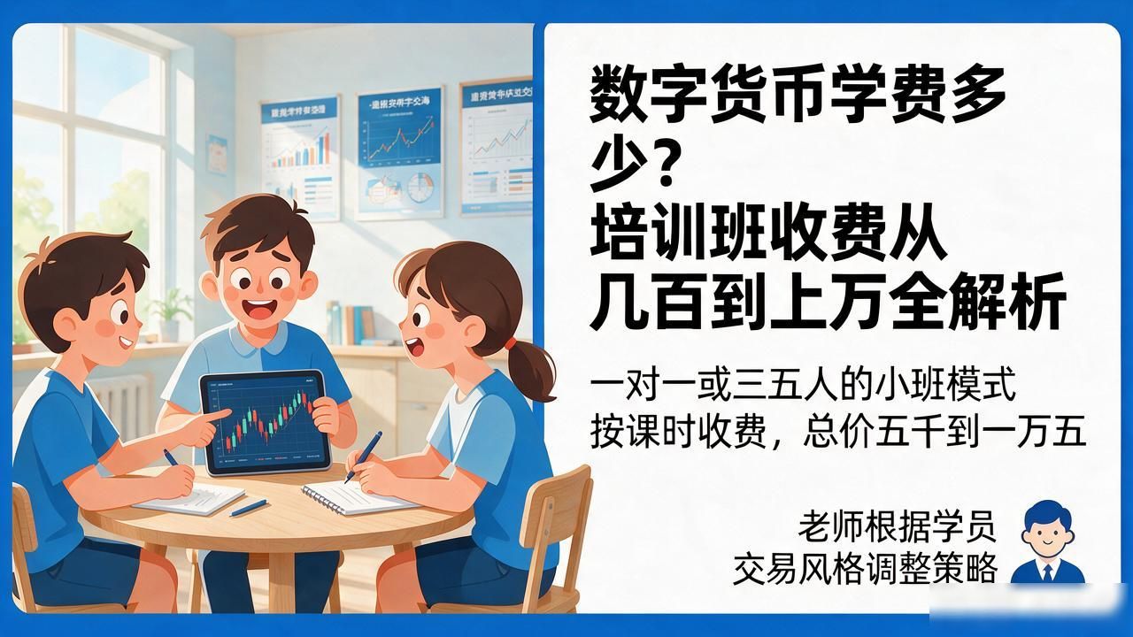 数字货币学费多少？培训班收费从几百到上万全解析