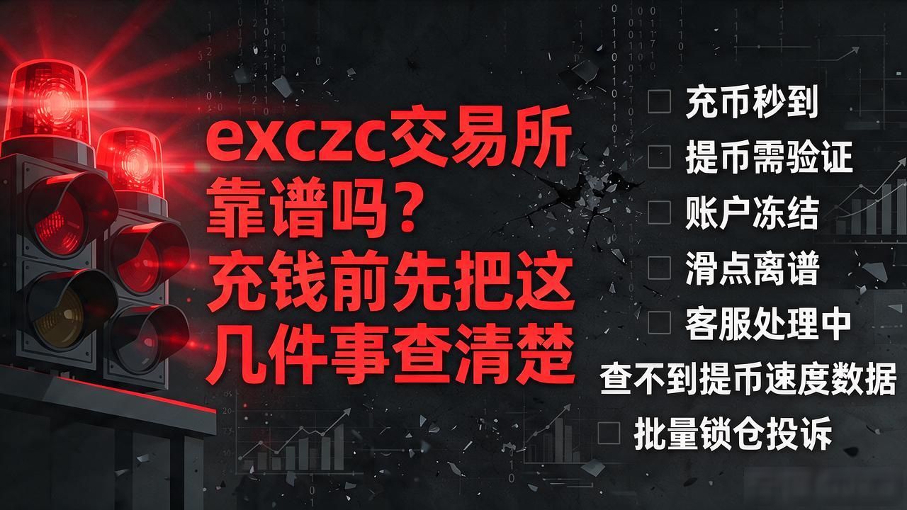 exczc交易所靠谱吗?充钱前先把这几件事查清楚