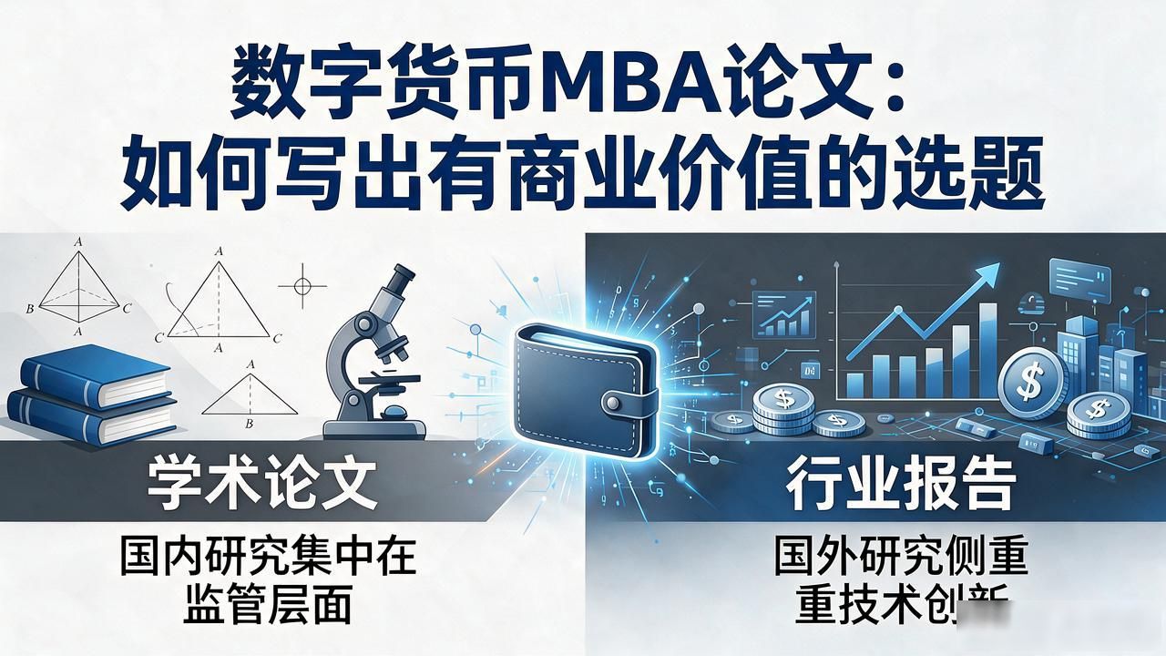 数字货币MBA论文:如何写出有商业价值的选题