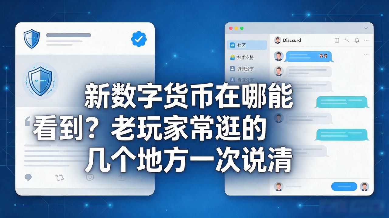 新数字货币在哪能看到？老玩家常逛的几个地方一次说清