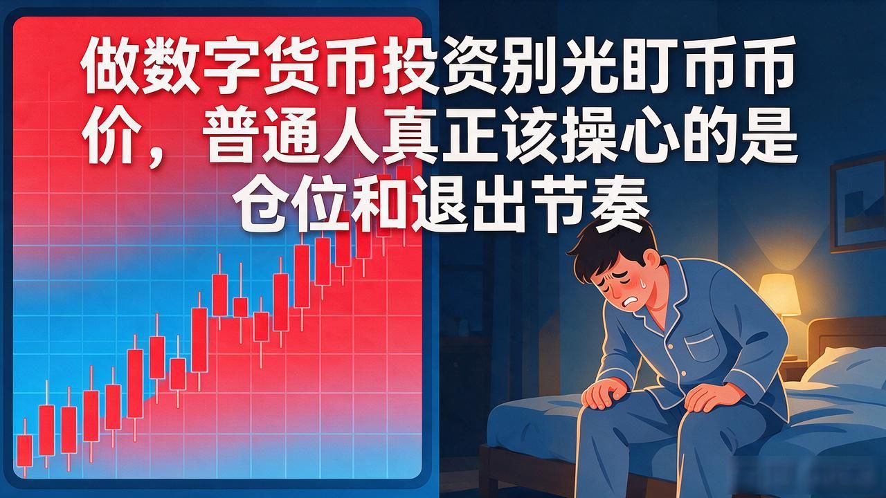 做数字货币投资别光盯币价,普通人真正该操心的是仓位和退出节奏