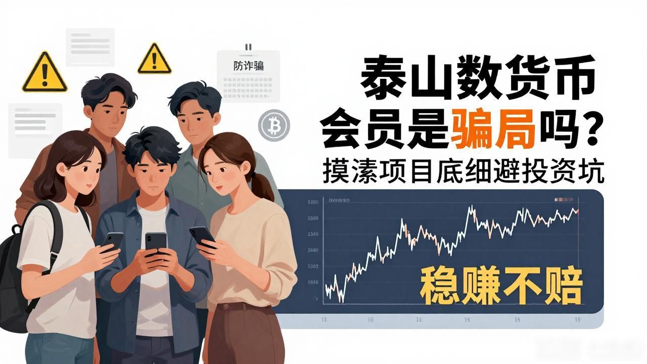 泰山数字货币会员是骗局吗？摸清项目底细避投资坑