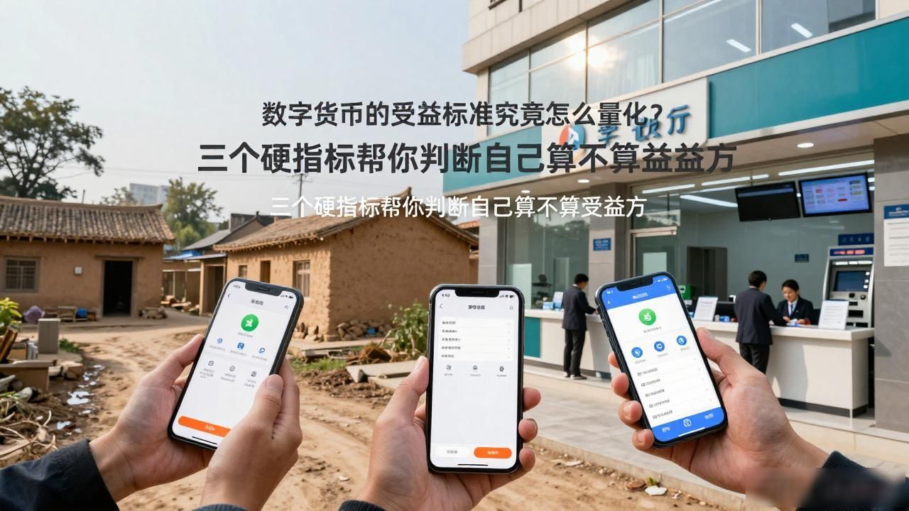 数字货币的受益标准究竟怎么量化?三个硬指标帮你判断自己算不算受益方
