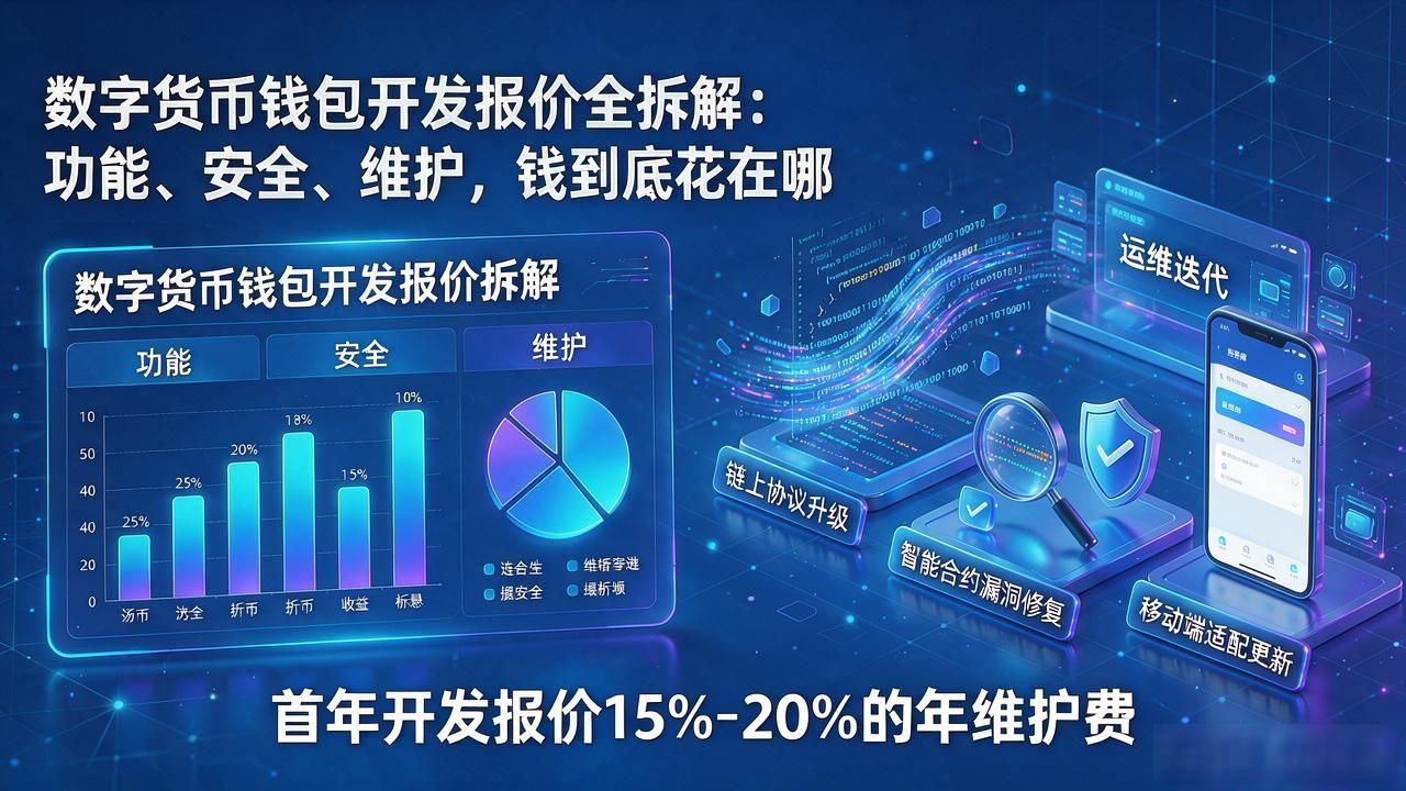 数字货币钱包开发报价全拆解:功能、安全、维护,钱到底花在哪