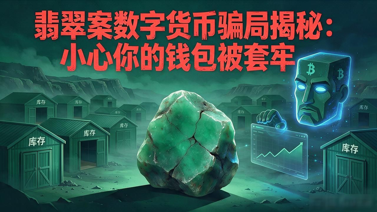 翡翠案数字货币骗局揭秘：小心你的钱包被"套牢"