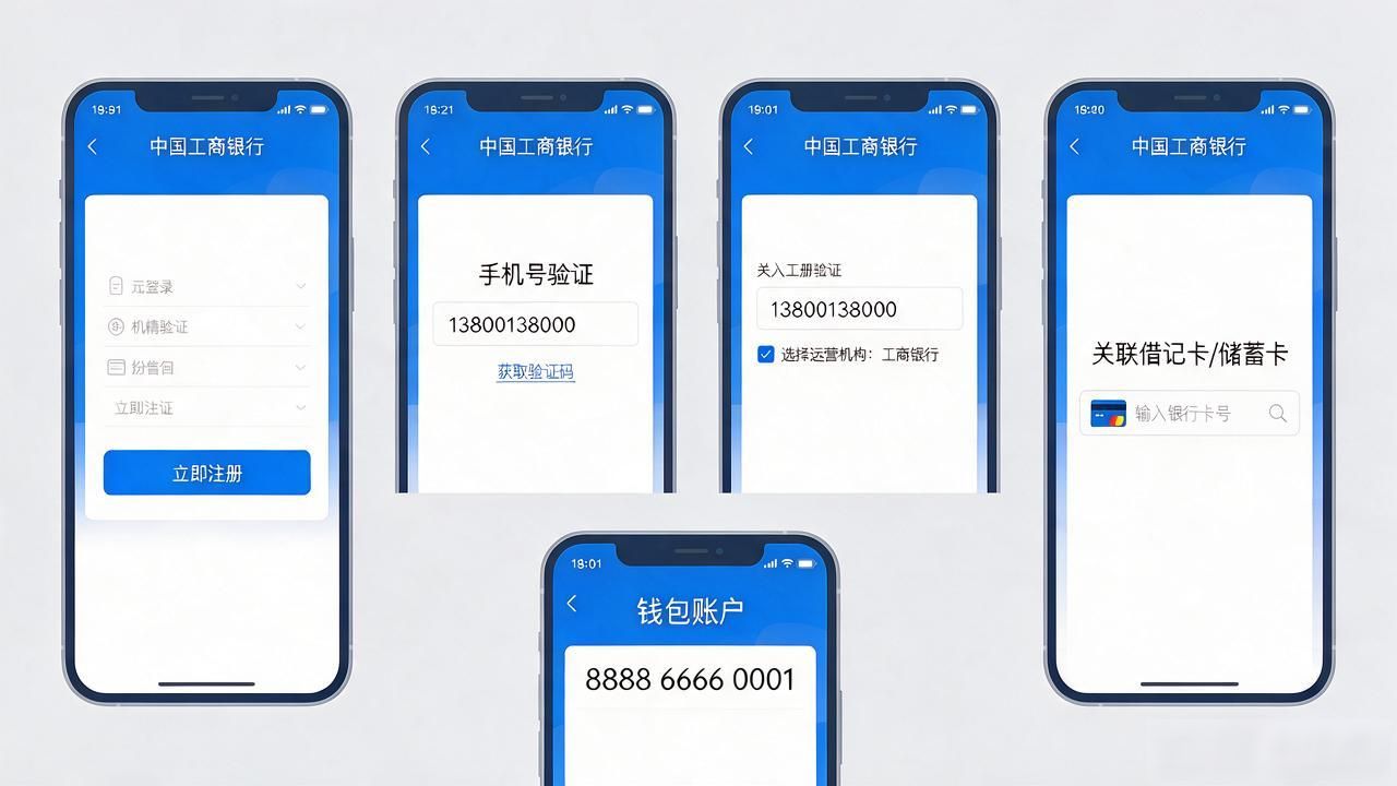 怎样下载工行数字货币钱包?手机APP三步搞定,全程免费不用跑银行