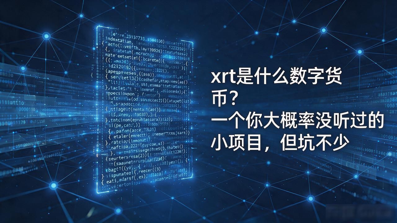 xrt是什么数字货币？一个你大概率没听过的小项目，但坑不少