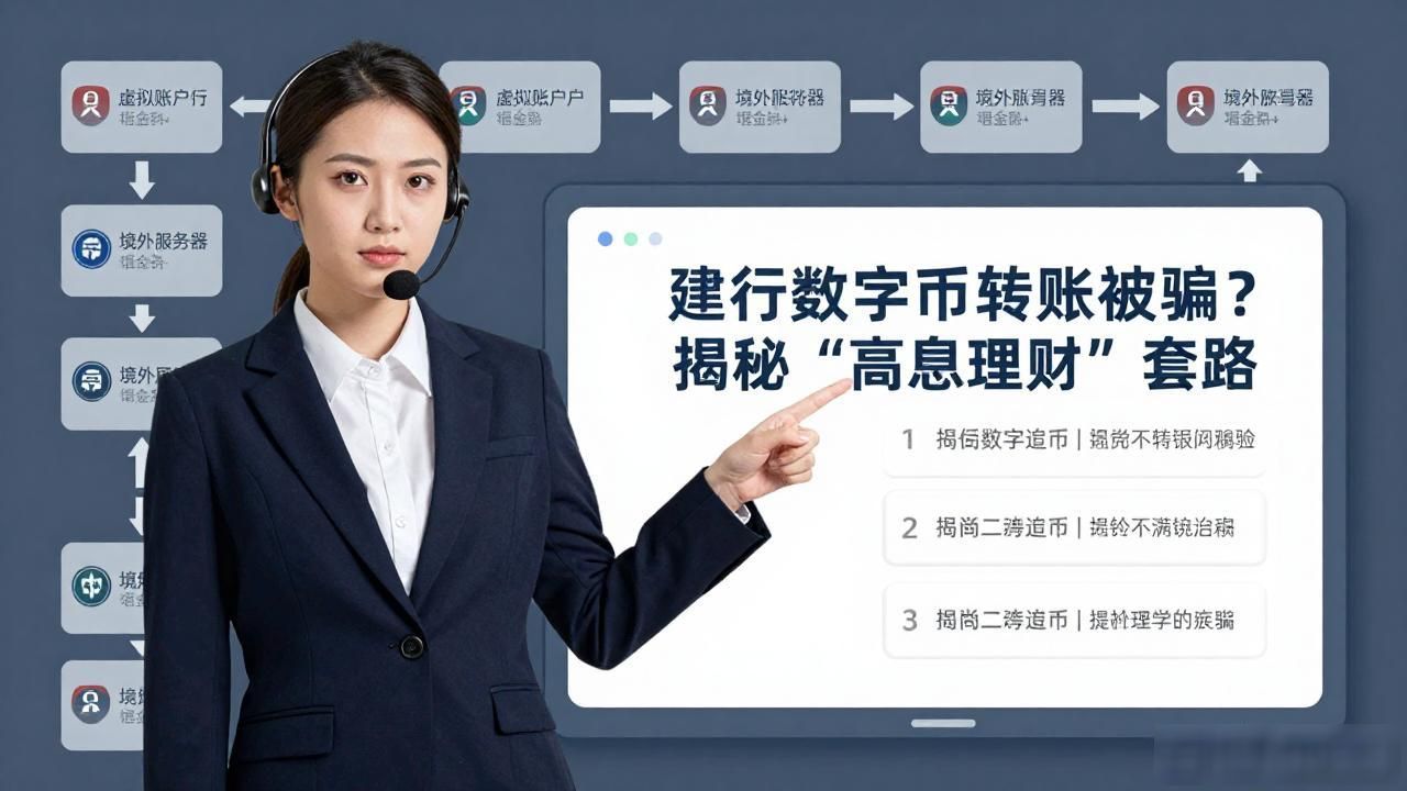 建行数字货币转账被骗?揭秘“高息理财”套路