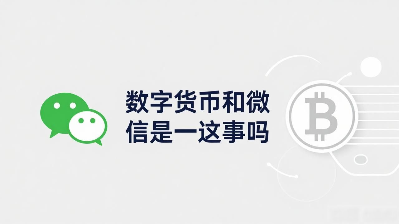 数字货币和微信是一回事吗 两者本质区别到底有哪些