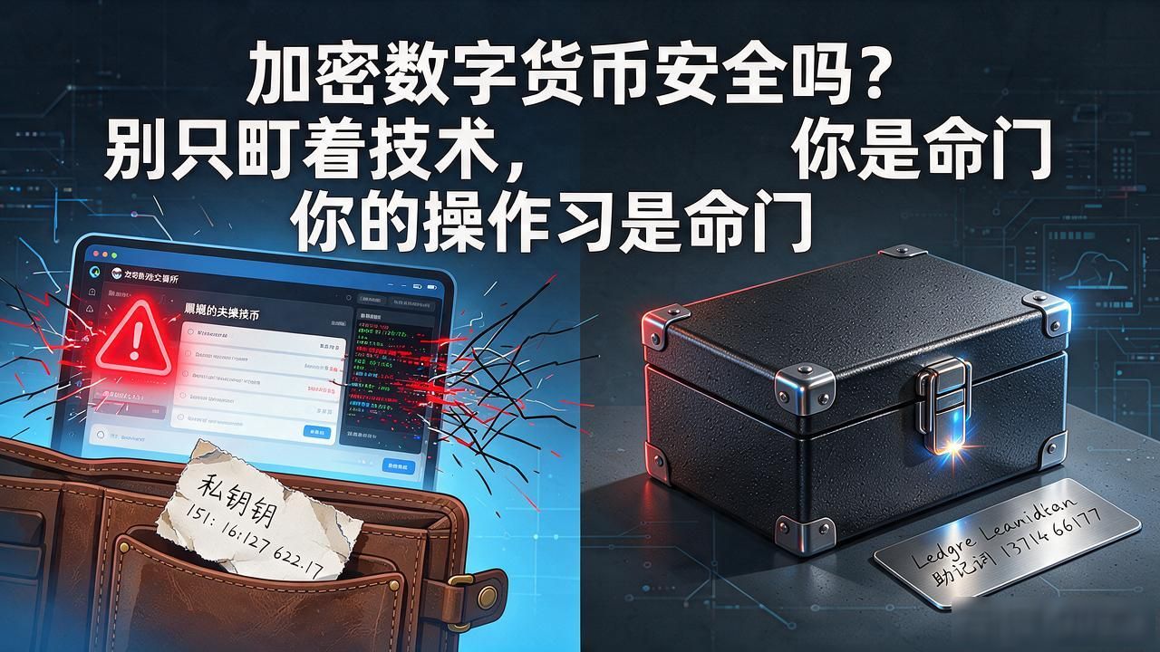 加密数字货币安全吗?别只盯着技术,你的操作习惯才是命门