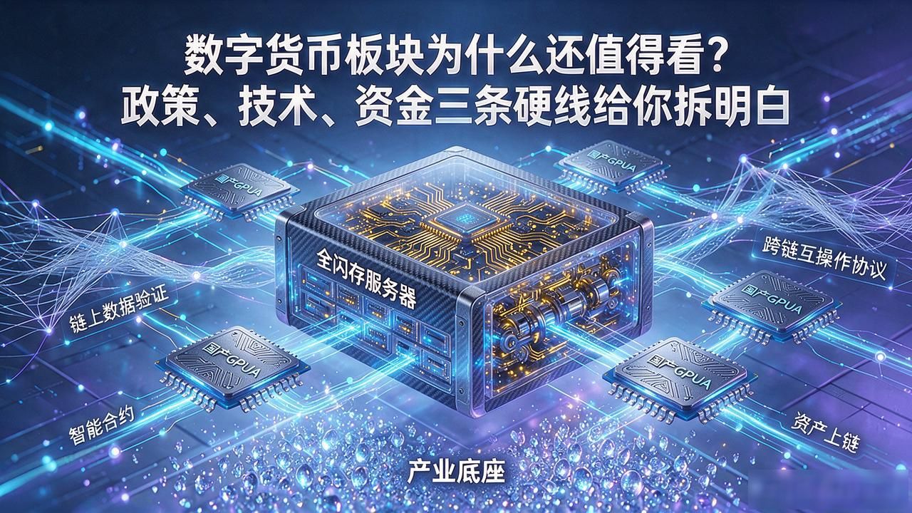 数字货币板块为什么还值得看?政策、技术、资金三条硬线给你拆明白
