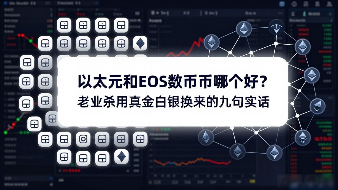 以太坊和EOS数字货币哪个好?老韭菜用真金白银换来的几句实话