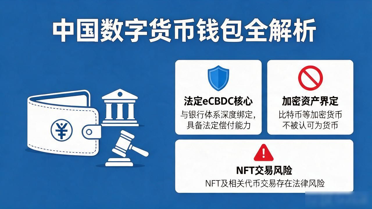 中国数字货币钱包全解析：法定eCBDC与加密资产的区别