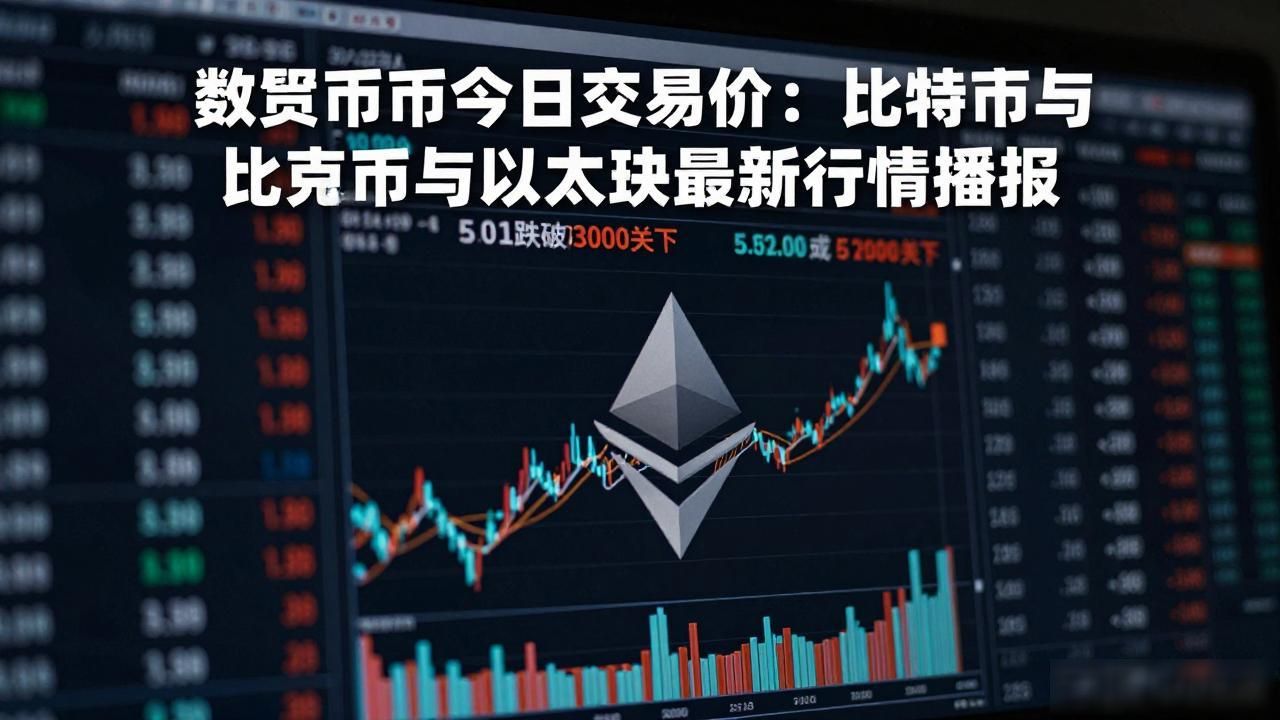 数字货币今日交易价:比特币与以太坊最新行情播报