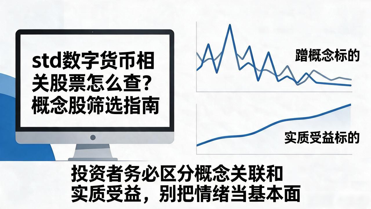 std数字货币相关股票怎么查?概念股筛选指南