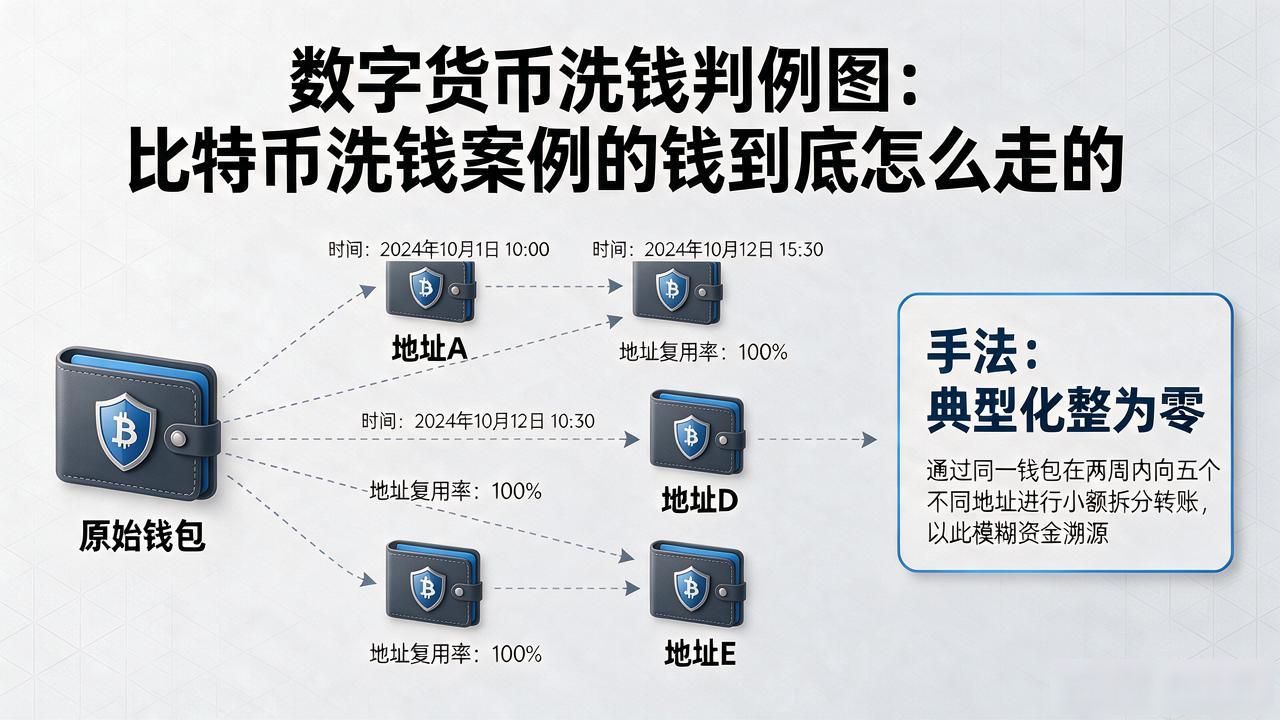数字货币洗钱判例图:比特币洗钱案例的钱到底怎么走的