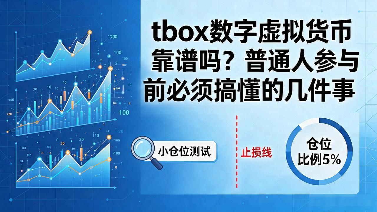 tbox数字虚拟货币靠谱吗？普通人参与前必须搞懂的几件事