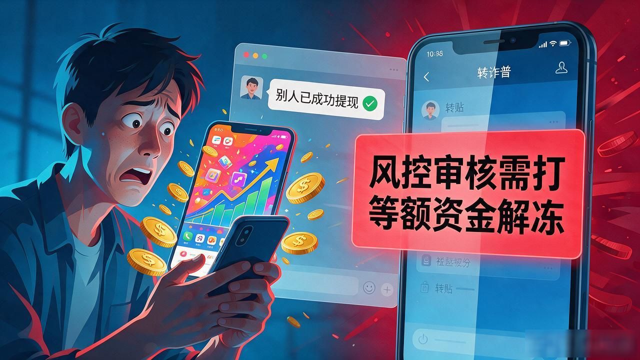 数字货币付款提现总是到不了账?别再交解冻费了,这就是诈骗