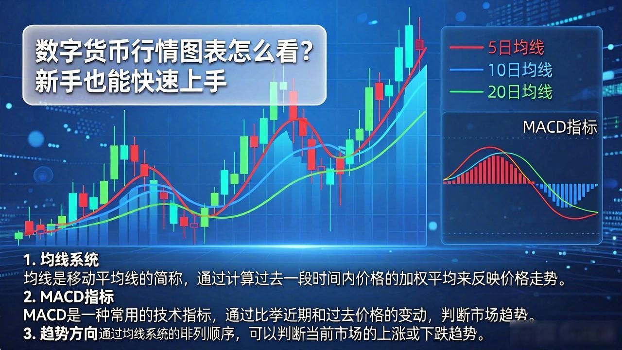 数字货币行情图表怎么看？新手也能快速上手