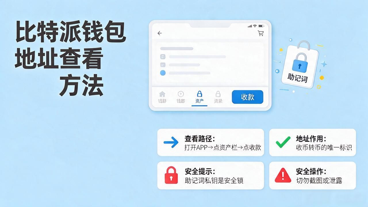 比特派钱包地址在哪看?打开APP点进资产栏,点收款就出来了