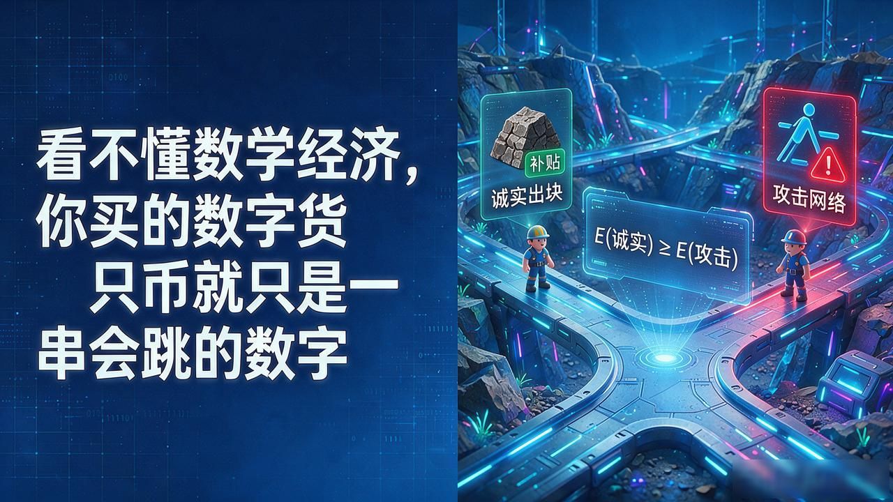 看不懂数学经济，你买的数字货币就只是一串会跳的数字
