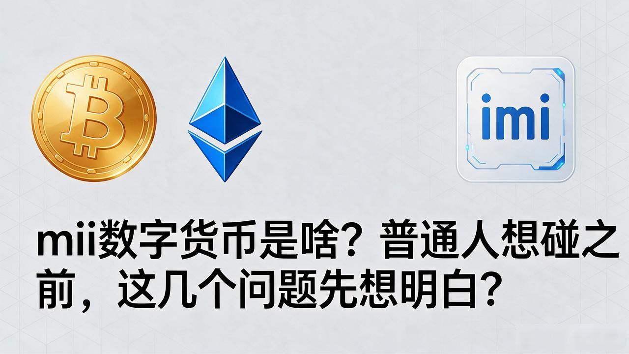 mii数字货币是啥？普通人想碰之前，这几个问题先想明白