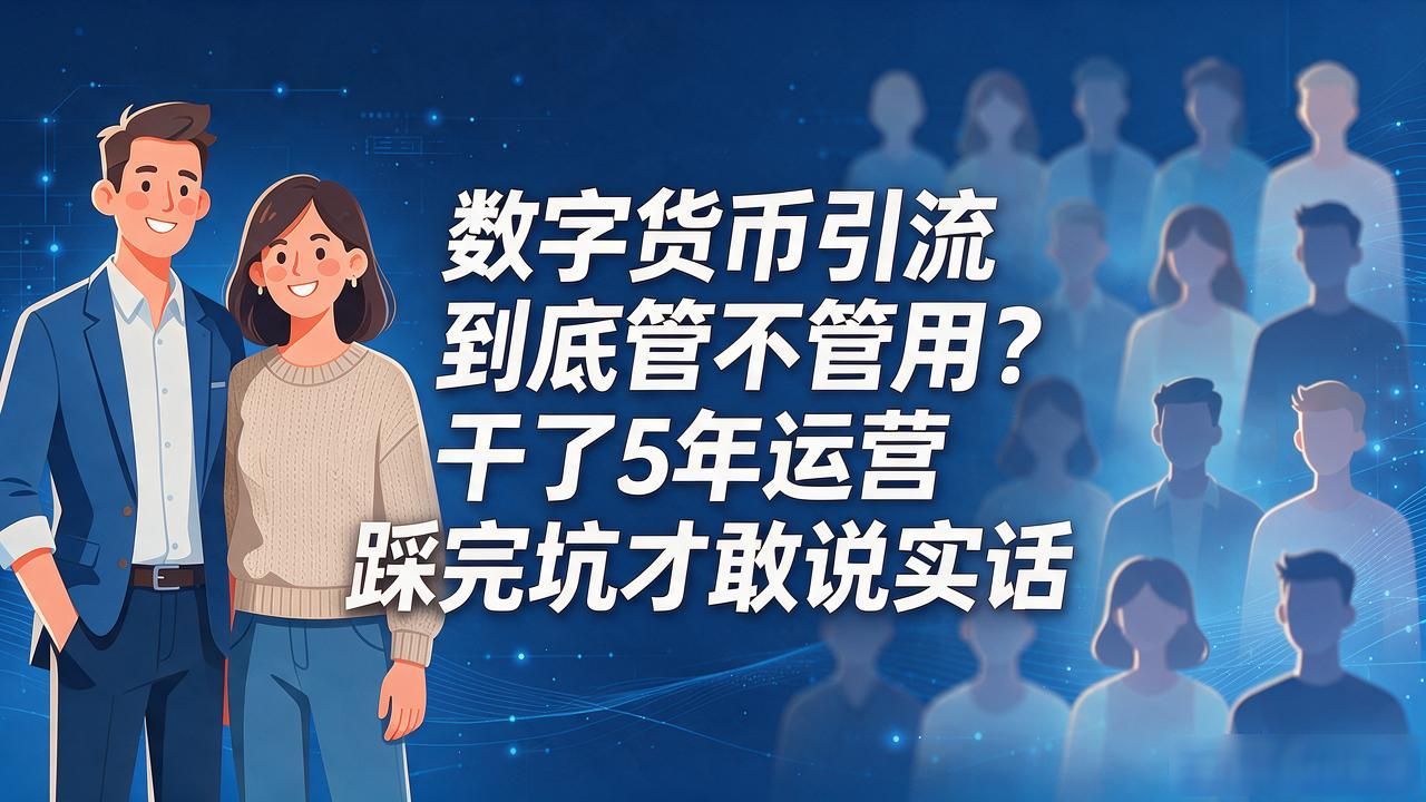 数字货币引流到底管不管用？干了5年运营踩完坑才敢说实话