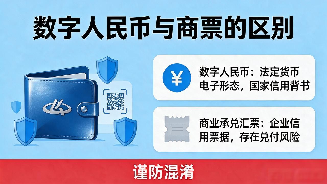 商业承兑是数字货币吗?商票不是数字人民币,搞混了要吃亏