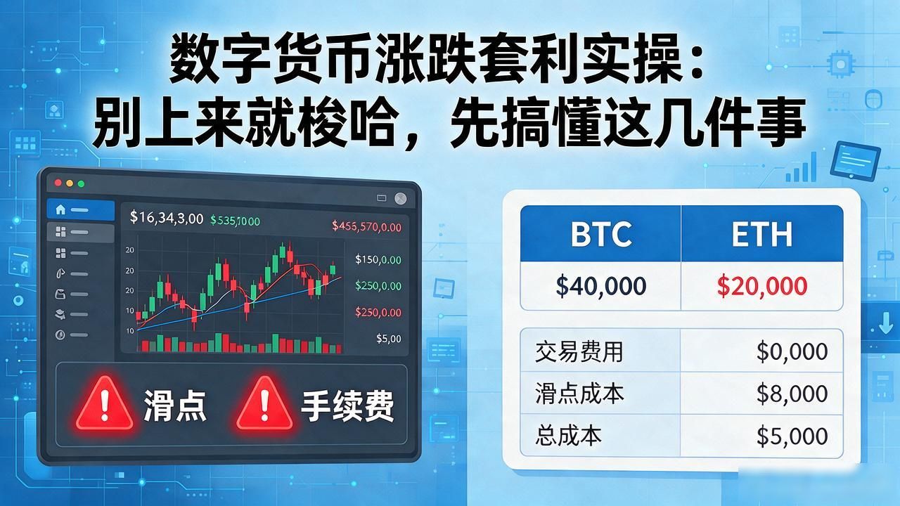 数字货币涨跌套利实操:别上来就梭哈,先搞懂这几件事