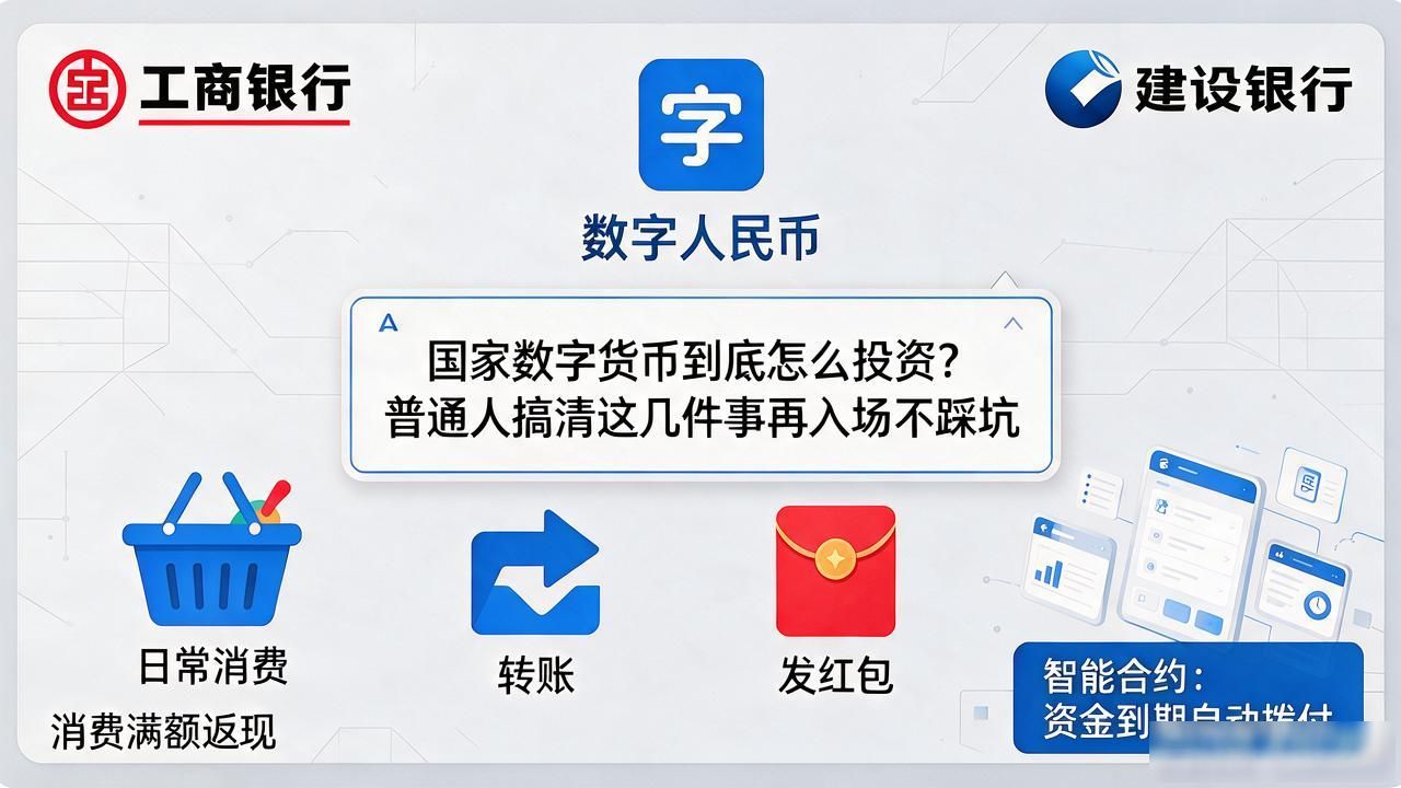国家数字货币到底怎么投资?普通人搞清这几件事再入场不踩坑