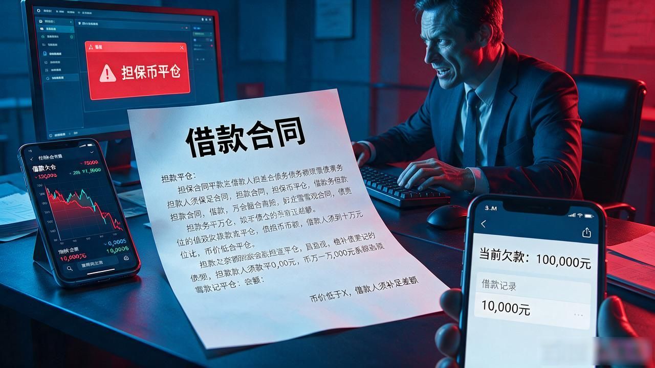 数字货币套路贷骗局：借一万到手六千，砍头息加对赌让你越还越多
