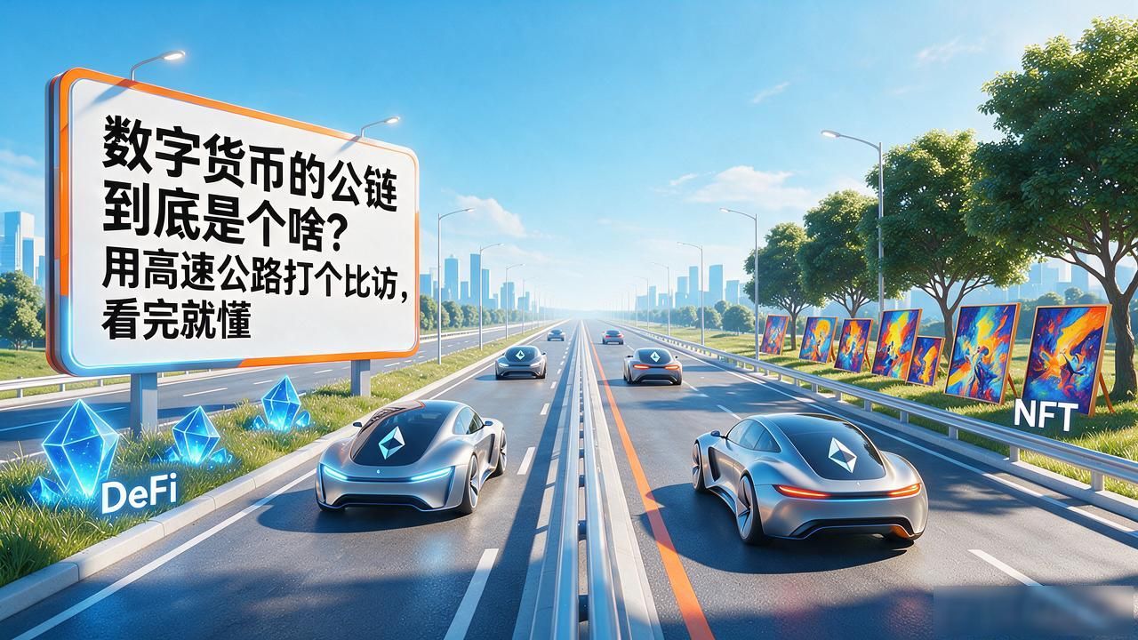 数字货币的公链到底是个啥?用高速公路打个比方,看完就懂