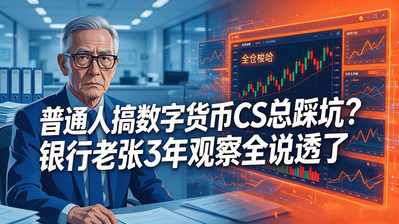 普通人搞数字货币cs总踩坑?银行老张3年观察全说透了
