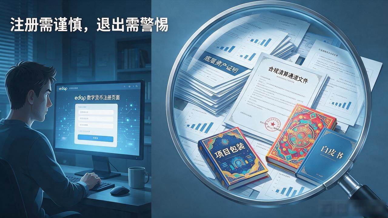 想注册edap数字货币？别急着填表，先把这几样查明白