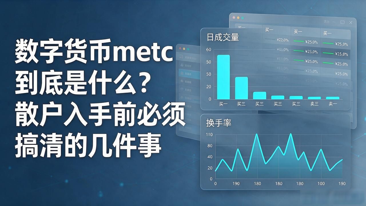 数字货币metc到底是什么?散户入手前必须搞清的几件事