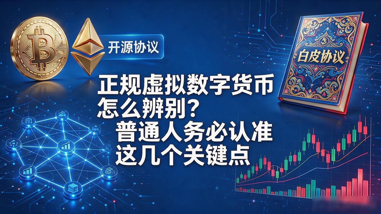 正规虚拟数字货币怎么辨别？普通人务必认准这几个关键点