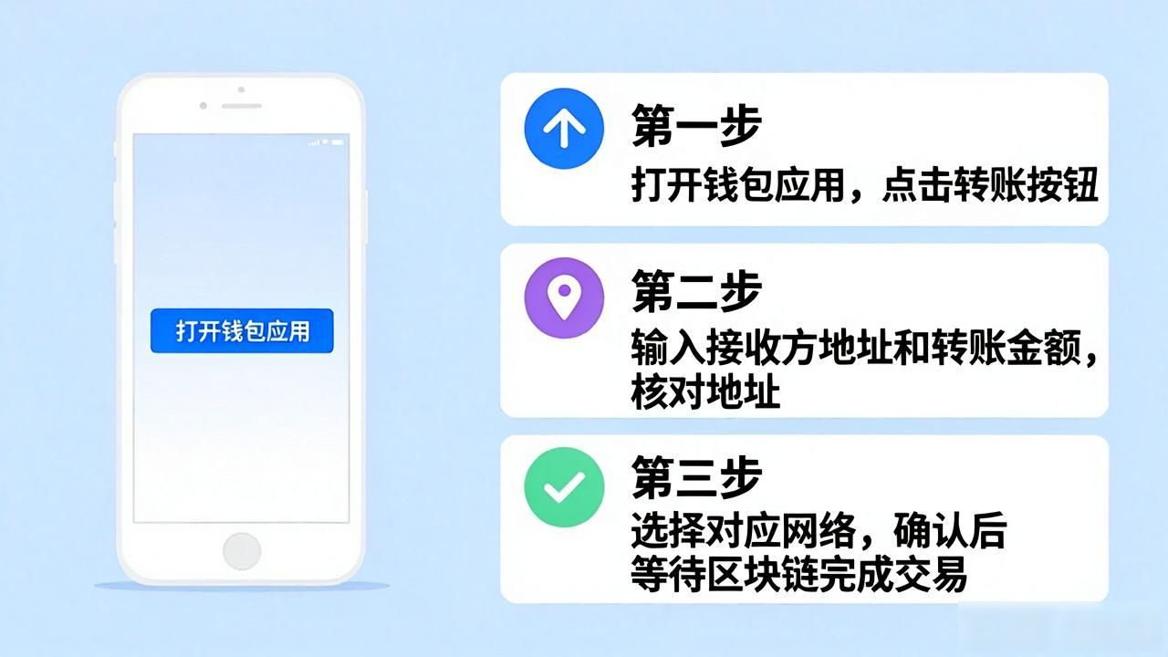 数字货币钱包怎么转账?3步搞定,新手也能轻松上手