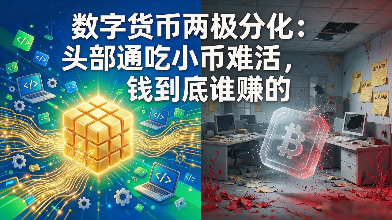 数字货币两极分化：头部通吃小币难活，钱到底谁赚的
