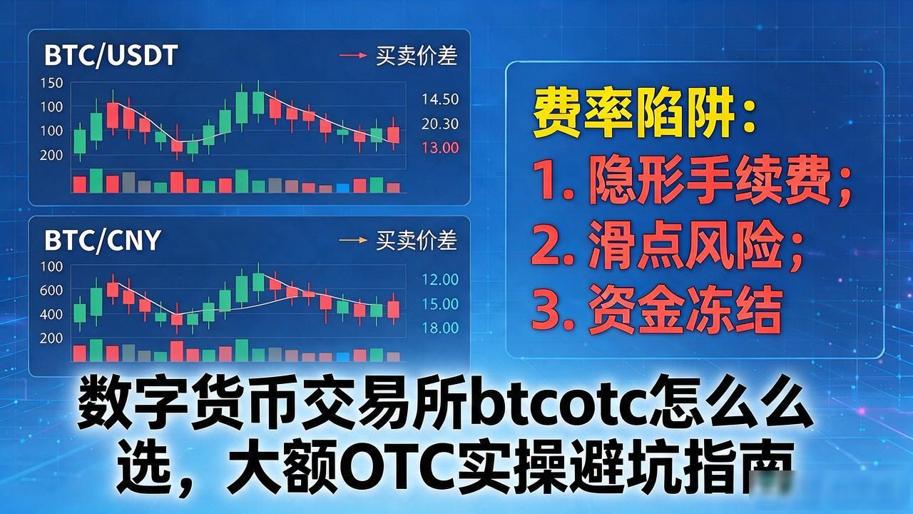 数字货币交易所btcotc怎么选，大额OTC实操避坑指南