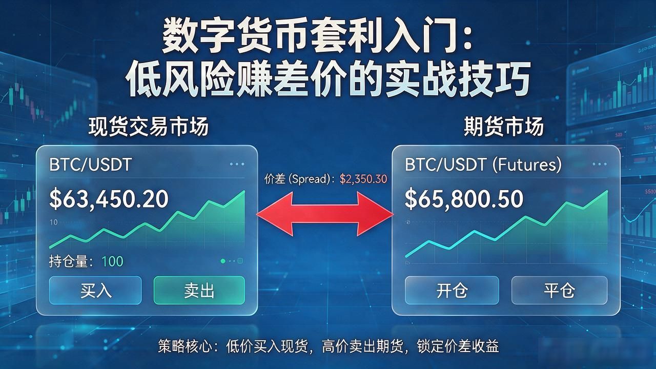 数字货币套利入门：低风险赚差价的实战技巧