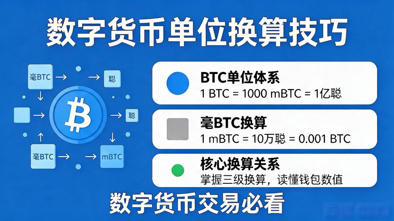 数字货币交易必看:主流币种计数单位大全及换算技巧
