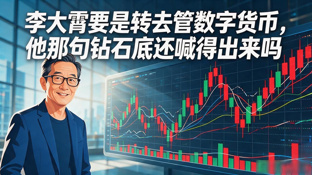 李大霄要是转去管数字货币，他那句钻石底还喊得出来吗