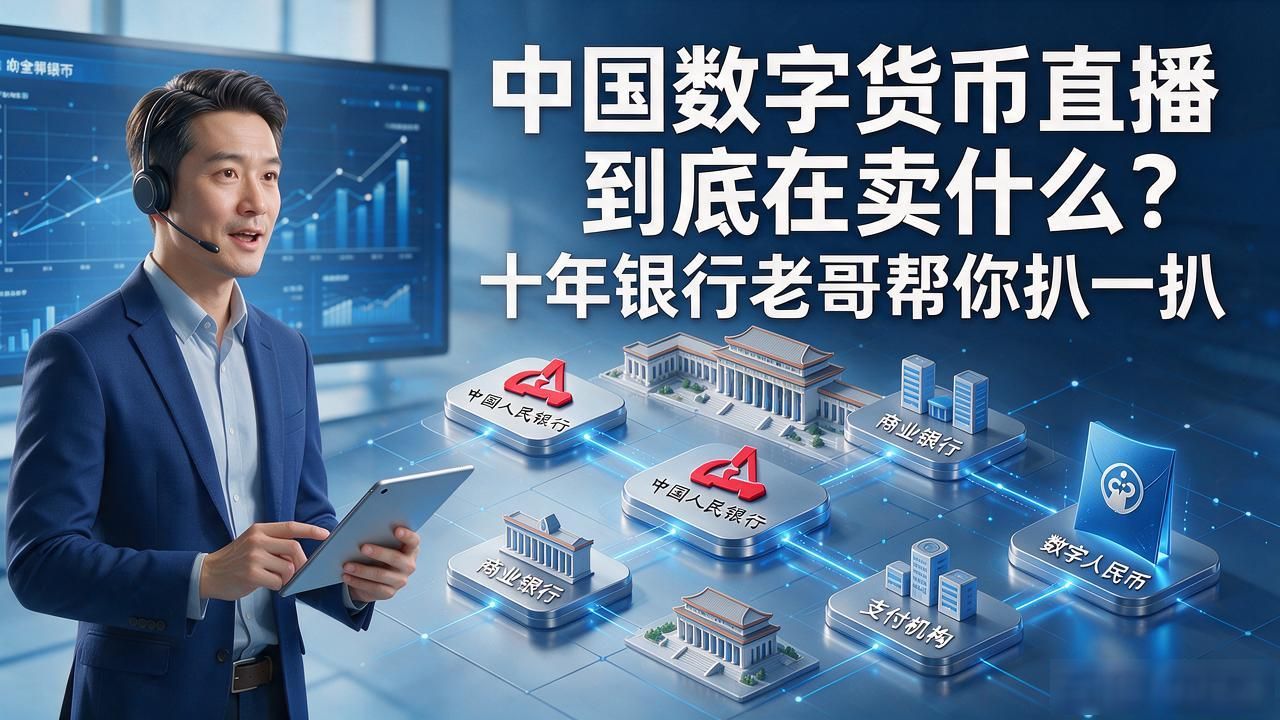 中国数字货币直播到底在卖什么?十年银行老哥帮你扒一扒