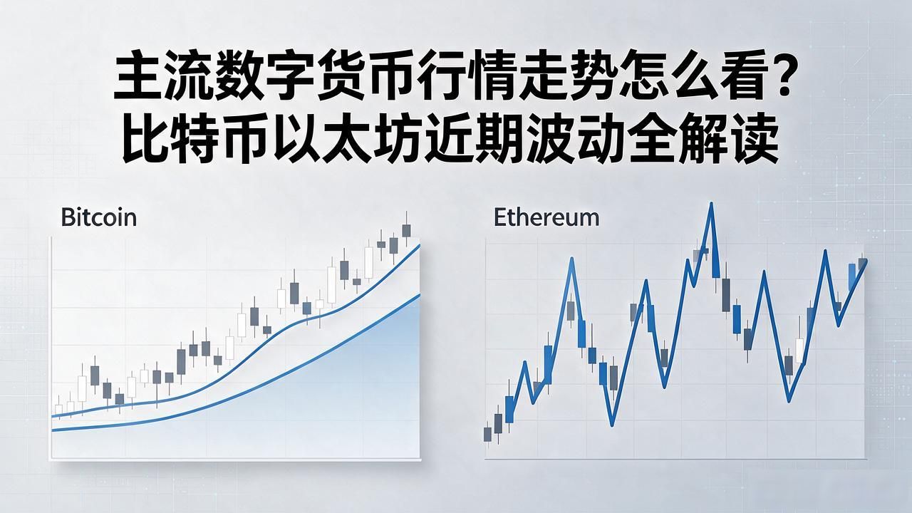 主流数字货币行情走势怎么看?比特币以太坊近期波动全解读