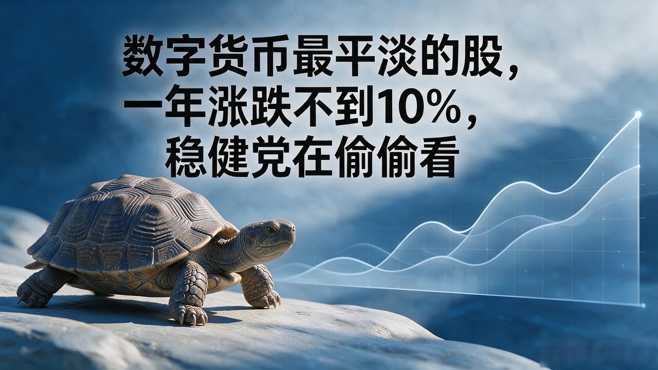 数字货币最平淡的股，一年涨跌不到10%，稳健党在偷偷看